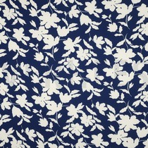MAGNOLIA STRETCH BLUMEN MARINEBLAU (thumbnail)