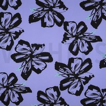 MAGNOLIA STRETCH BLUMEN HELLBLAU (thumbnail)