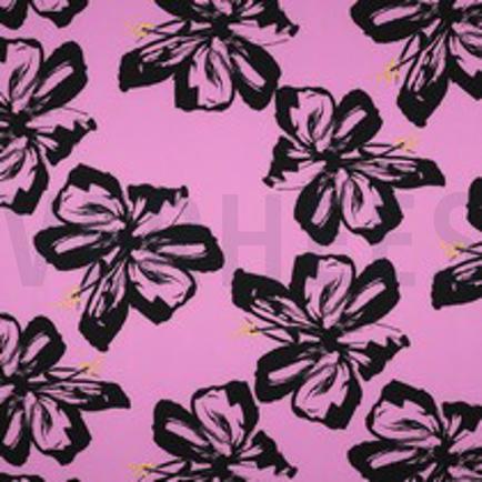 MAGNOLIA STRETCH BLOEMEN ROZE (thumbnail)