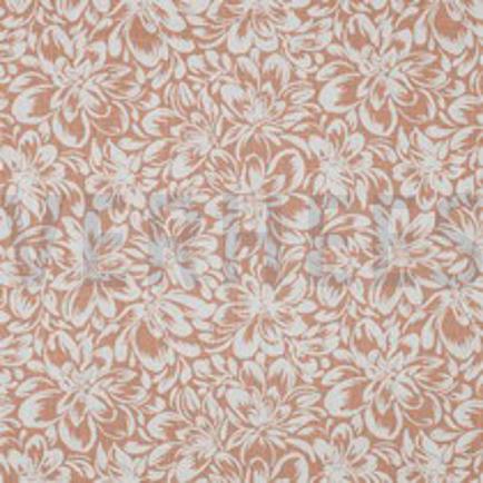 LIN LAVÉ FLEURS ABRICOT CLAIR (thumbnail)
