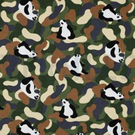 SOFT SWEAT PANDA CAMOUFLAGE VERT FORÊT (thumbnail)