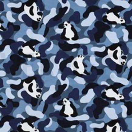 SOFT SWEAT PANDA CAMOUFLAGE BLEU MARINE (thumbnail)