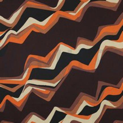 KATOEN SATIJN ABSTRACT DONKERBRUIN (thumbnail)