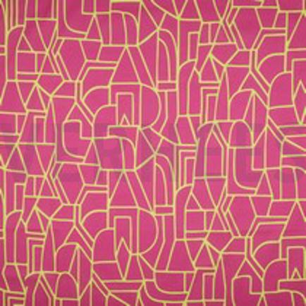KATOENEN VOILE TOWN NERIDA HANSEN FUCHSIA (thumbnail)