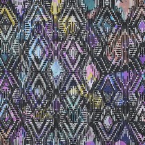 COTTON SATIN DIGITAL GEOMETRIC NAVY (thumbnail)