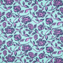 LENZING™ ECOVERO™ BLUMEN MINZE (thumbnail)