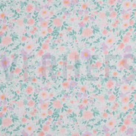 MUSSELIN DIGITAL BLUMEN WEISS (thumbnail)