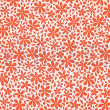 DOUBLE GAZE DE COTON FLEURS ROSE CLAIR (thumbnail)