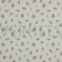 DOUBLE GAUZE BLADEREN TAUPE (thumbnail)