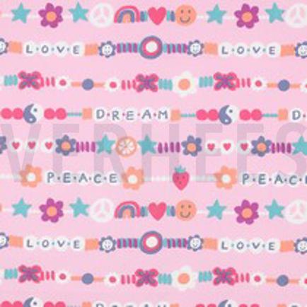 FINE POPLIN LOVE LIGHT PINK (thumbnail)