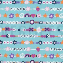 POPELINE DE COTON AMOUR PÉTROLE CLAIR (thumbnail)