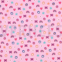 POPELINE DE COTON AMOUR ROSE CLAIR (thumbnail)