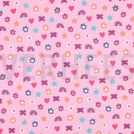 FINE POPLIN LOVE LIGHT PINK (thumbnail)