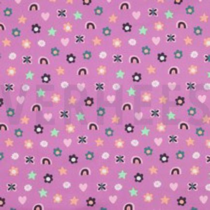 FINE POPLIN LOVE MAUVE (thumbnail)