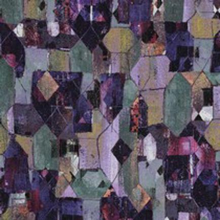 CANVAS DIGITAAL GEOMETRISCH AUBERGINE (thumbnail)