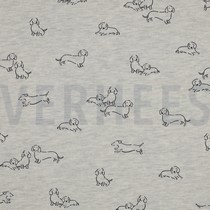 SWEAT MELANGE HONDEN ECRU GEMÊLEERD (thumbnail)