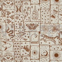 POPELINE DE COTON BOHO BLANC CASSÉ (thumbnail)