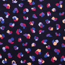 BABYCORD ANIMAL SKIN NAVY (thumbnail)