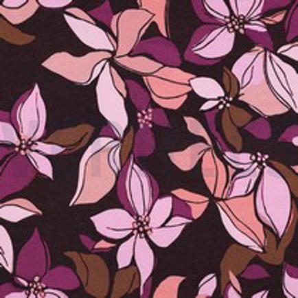SWEAT DIGITAL FLOWERS BURGUNDY (thumbnail)