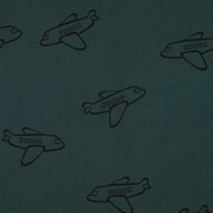 JOGGING AIRPLANES DARK GREEN (thumbnail)