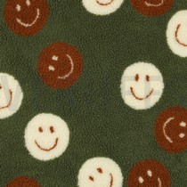 TEDDY JACQUARD HAPPY FACES GREEN (thumbnail)
