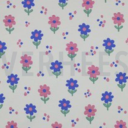 JERSEY PAILLETÉE FLEURS BLANC CASSÉ (thumbnail)