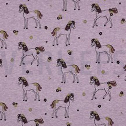 JERSEY MELIERT GLITZER PFERDE LILA/VIOLETT (thumbnail)