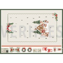 CANVAS ADVENT CALENDAR PANEL LINEN LOOK (thumbnail)
