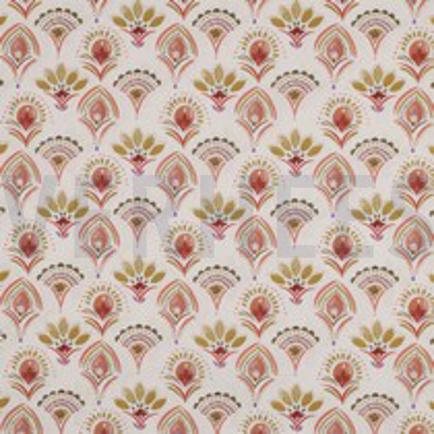 FINE POPLIN DIGITAL FLOWERS OFF WHITE (thumbnail)