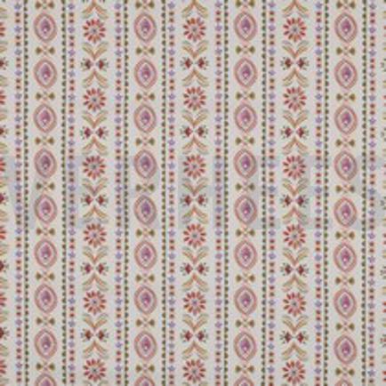 FINE POPLIN DIGITAL FLOWERS OFF WHITE (thumbnail)