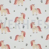 JERSEY GLITZER EINHÖRNER WEISS (thumbnail)