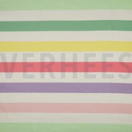 TOILE DÉCORATION RAYURES MULTICOLORE (thumbnail)