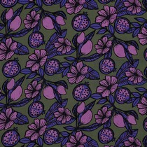 VISCOSE RADIANCE FLOWERS PURPLE (thumbnail)