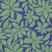 VISCOSE RADIANCE FLOWERS GREEN (thumbnail)