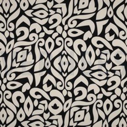 MAGNOLIA STRETCH ABSTRACT ZWART (thumbnail)