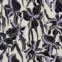 VISCOSE ROSELLA STRETCH BLOEMEN ECRU (thumbnail)