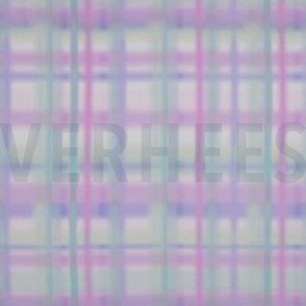 VISCOSE RADIANCE DIGITAL CHECKS PURPLE (thumbnail)