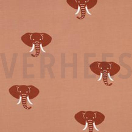 JERSEY ELEPHANTS DARK APRICOT (thumbnail)