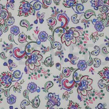 COTTON VOILE DIGITAL FLOWERS OFF WHITE (thumbnail)