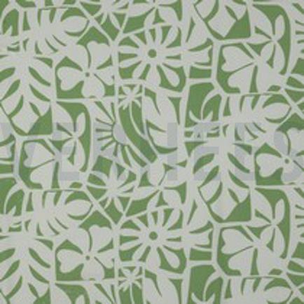 LENZING™ ECOVERO™ GEOMETRIC GREEN (thumbnail)