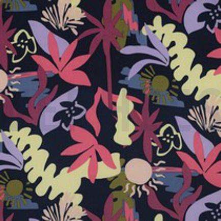 LENZING™ ECOVERO™ FLOWERS NAVY (thumbnail)