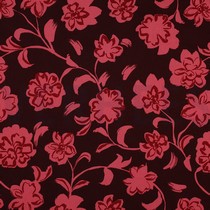 COTTON SATIN FLOWERS BORDEAUX (thumbnail)