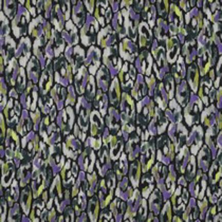 COTTON SATIN DIGITAL ANIMAL SKIN BLACK (thumbnail)