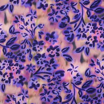 COTTON SATIN DIGITAL FLOWERS PURPLE (thumbnail)
