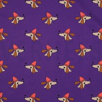 FINE POPLIN DOGS PURPLE (thumbnail)