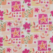 FINE POPLIN DIGITAL FLOWERS FUCHSIA (thumbnail)
