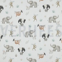 FINE POPLIN DIGITAL SAFARI ANIMALS OFFWHITE (thumbnail)