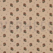 BAMBOU COTON JERSEY PETIT FLEURS SABLE (thumbnail)