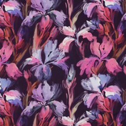VISCOSE RADIANCE DIGITAL FLEURS VIOLET (thumbnail)