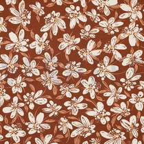 FRENCH TERRY FLEURS NOISETTE (thumbnail)